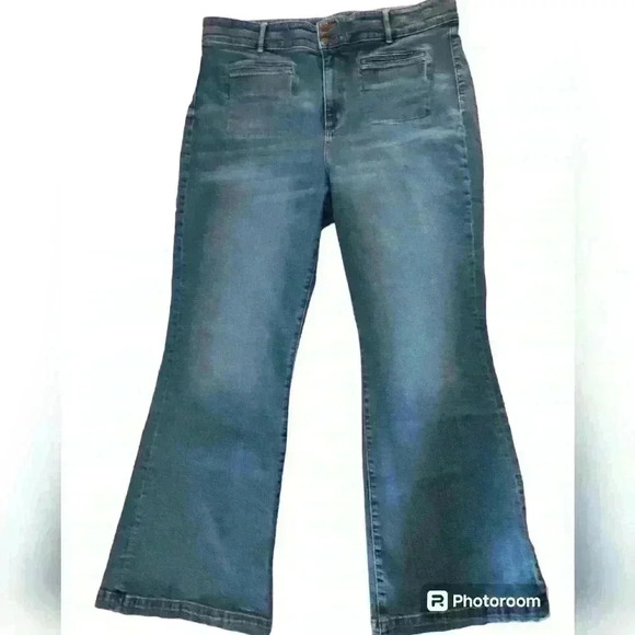 Made and loved Loft THE SLIM FLARE size 34/18 #285 - Picture 1 of 2